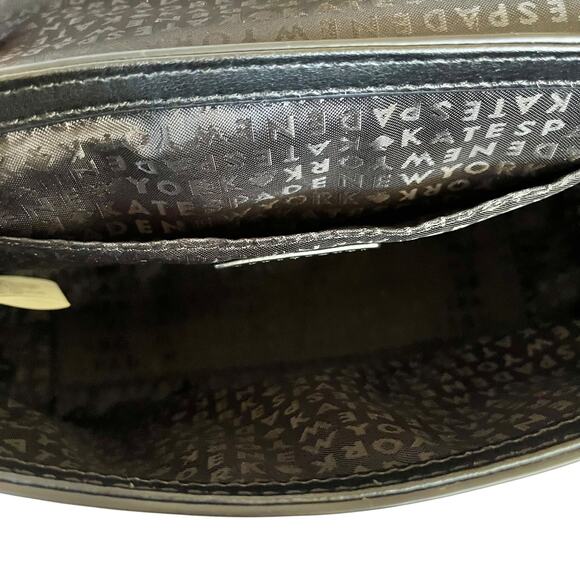 Kate Spade Maple Court Zani Scalloped Edge Black Leather Crossbody Shoulder Bag - Picture 5 of 11